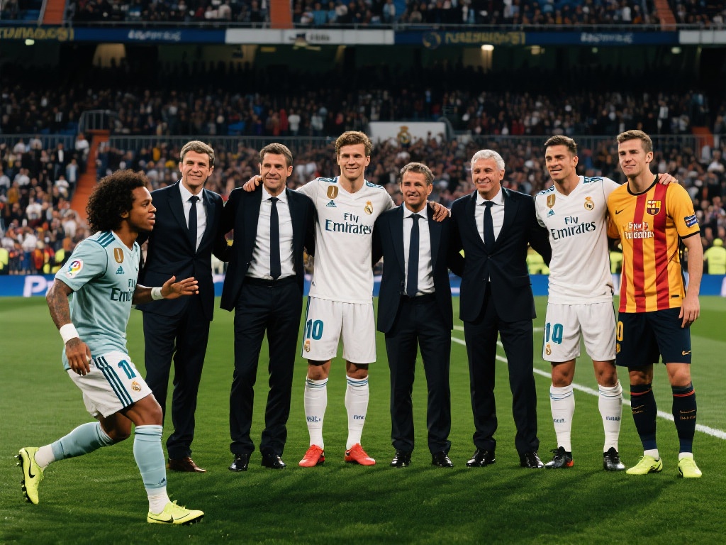 国家德比前瞻:小罗、普约尔、戴维斯、皮克齐聚一堂星光熠熠 这一幕让人不禁感慨,足球不仅仅是竞技,更